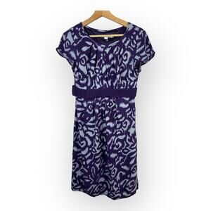 Boden Womens size 6 Holland Park Floral Geometric Cap Sleeve Sheath Dress